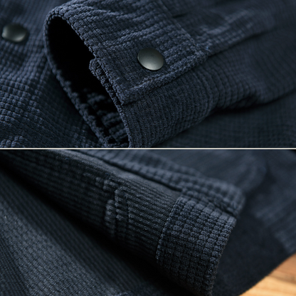 Oakern Textured Snap-Front Shirt