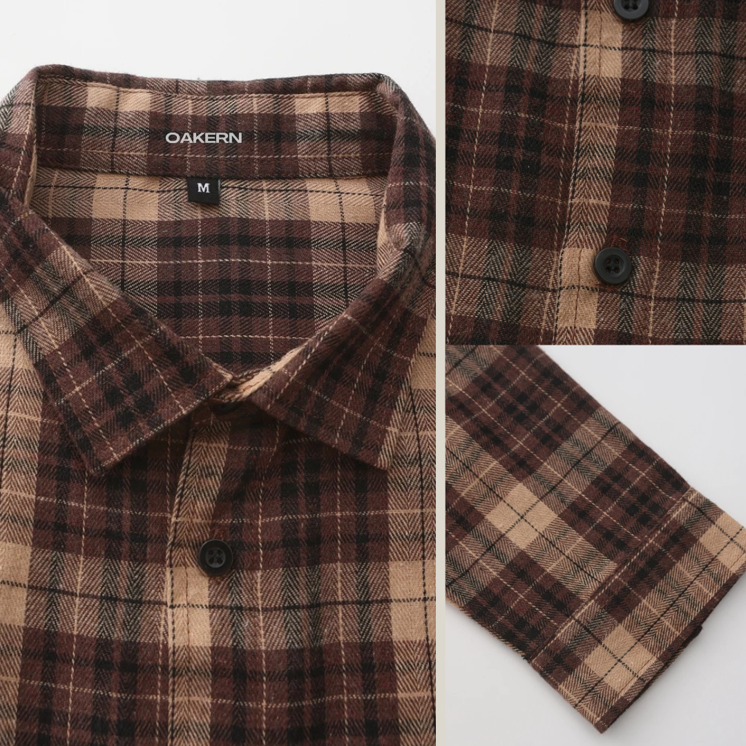 Oakern Men's Freedom Flannel Shirt