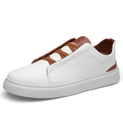 Heritage Leather Crossover Sneakers