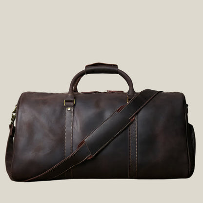 Oakern Voyager Duffel – Full Grain Leather Travel Bag