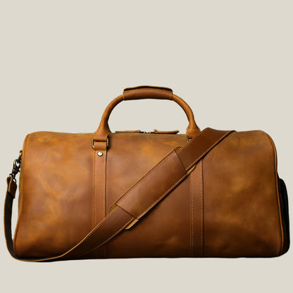 Oakern Voyager Duffel – Full Grain Leather Travel Bag
