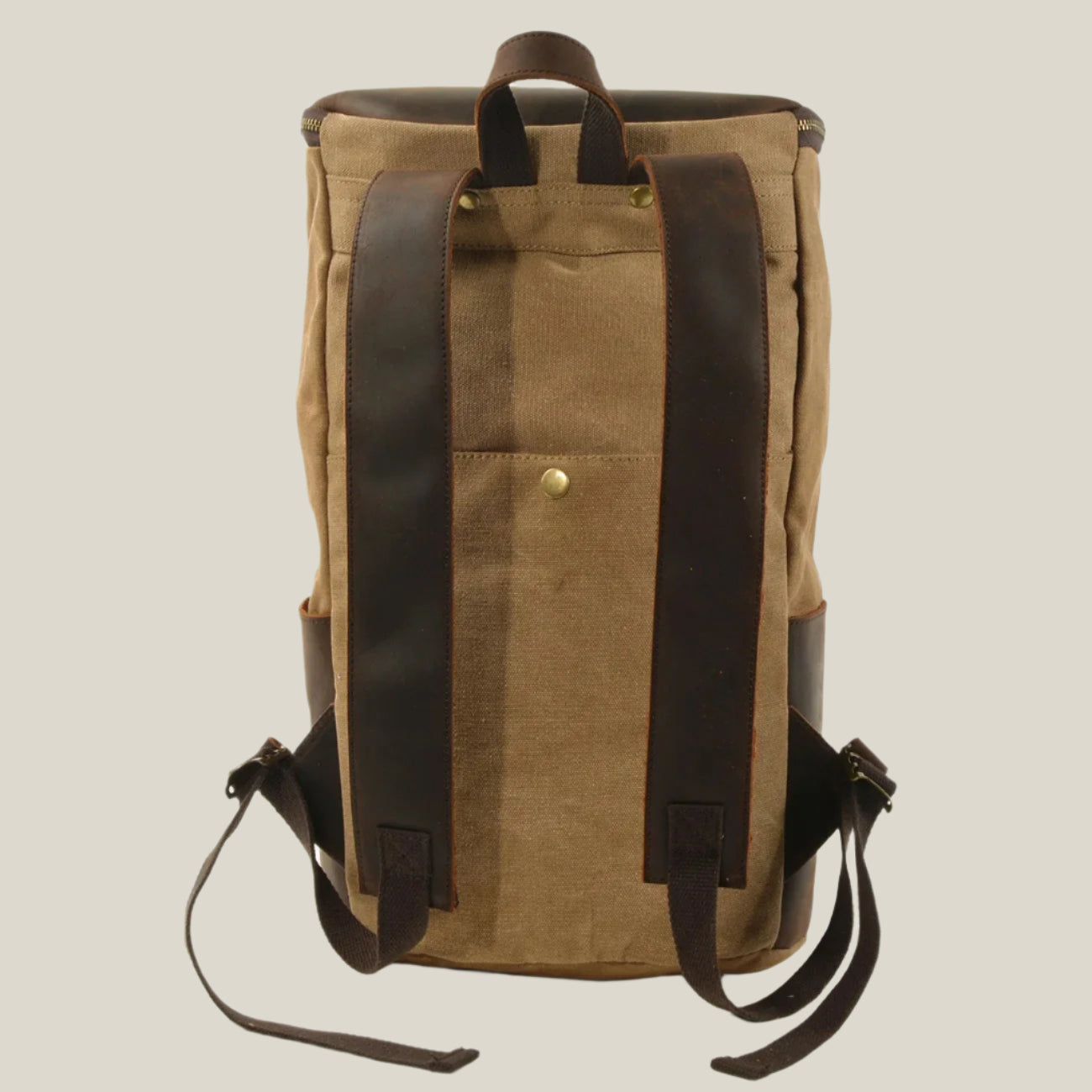 Oakern Ranger Backpack – Waxed Canvas & Leather Travel Pack