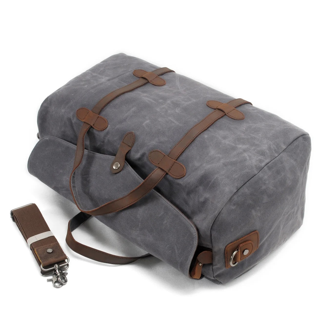 Oakern Wayfarer Duffel – Waxed Canvas Weekend Travel Bag