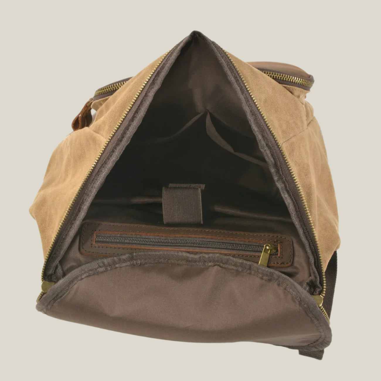 Oakern Ranger Backpack – Waxed Canvas & Leather Travel Pack