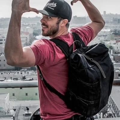 Oakern Venture Rolltop – Waxed Canvas Backpack