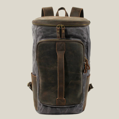 Oakern Ranger Backpack – Waxed Canvas & Leather Travel Pack