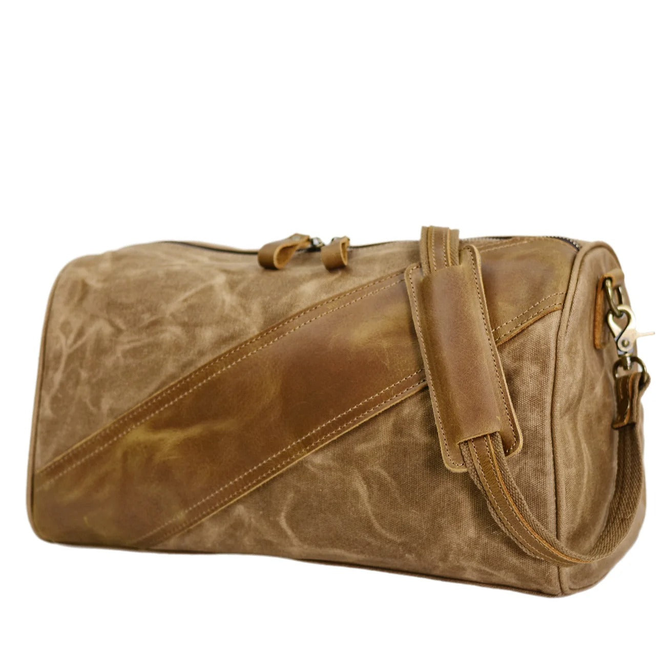 Oakern Pathfinder Duffel – Waxed Canvas & Leather Travel Bag