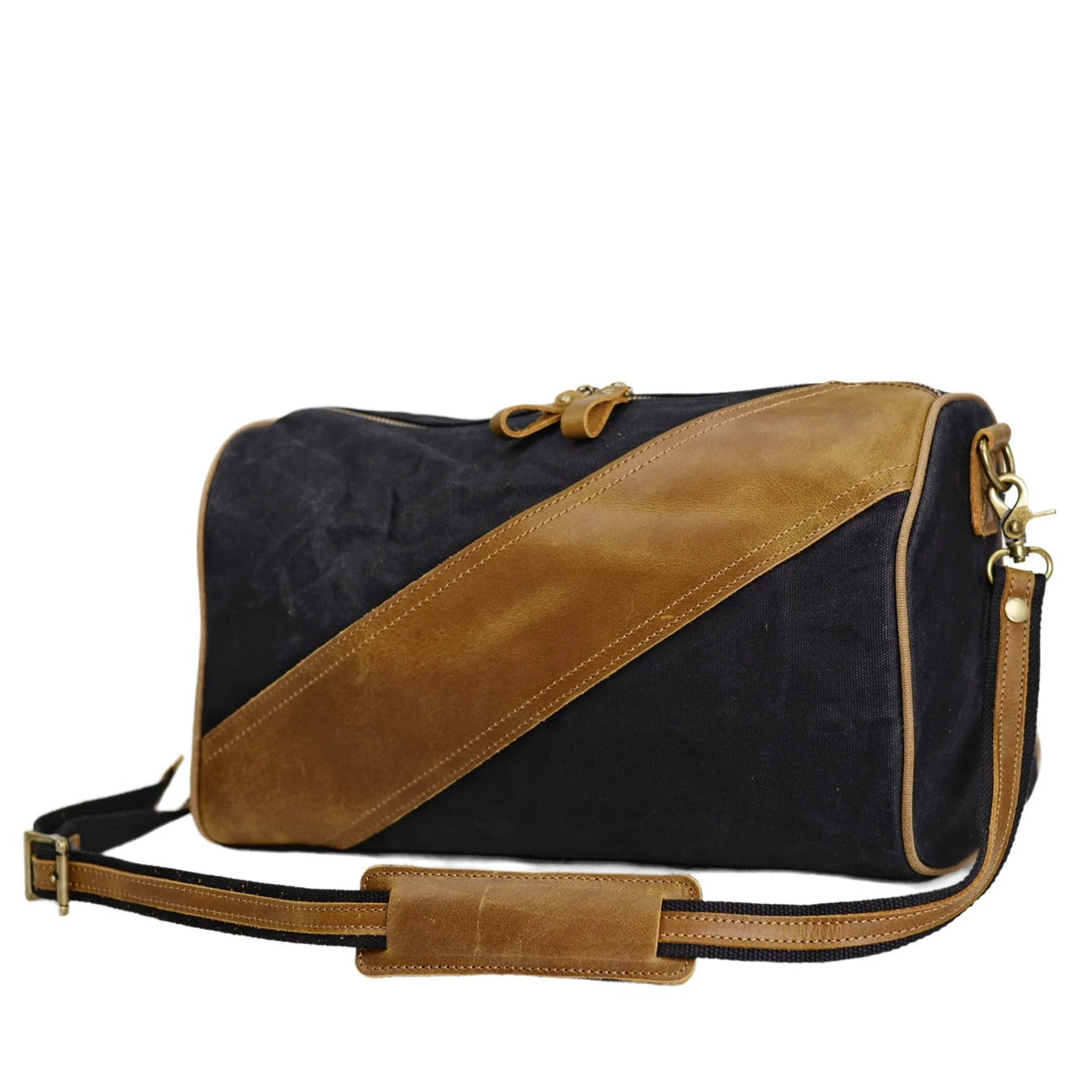 Oakern Pathfinder Duffel – Waxed Canvas & Leather Travel Bag