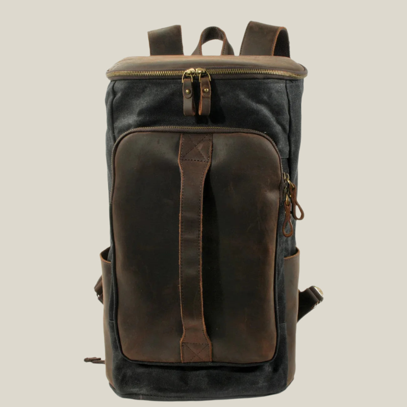 Oakern Ranger Backpack – Waxed Canvas & Leather Travel Pack